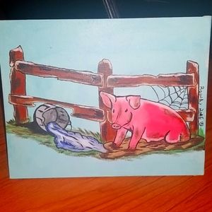 Hand painted picture